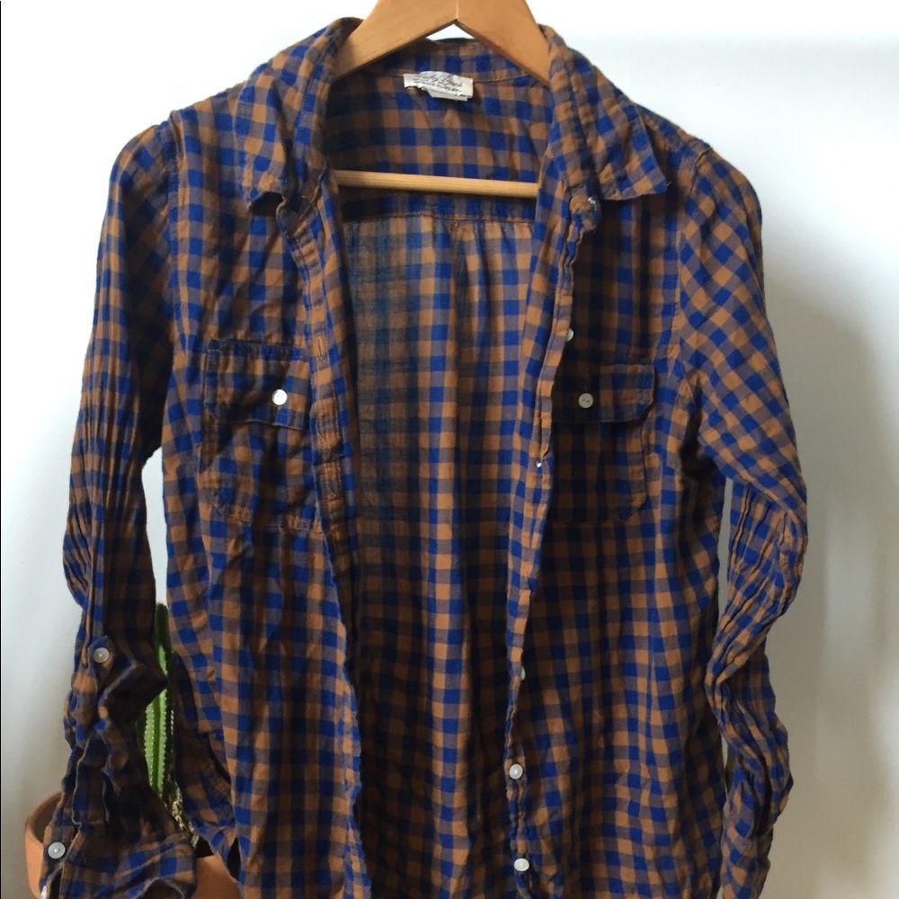 Lucky brand plaid shirt